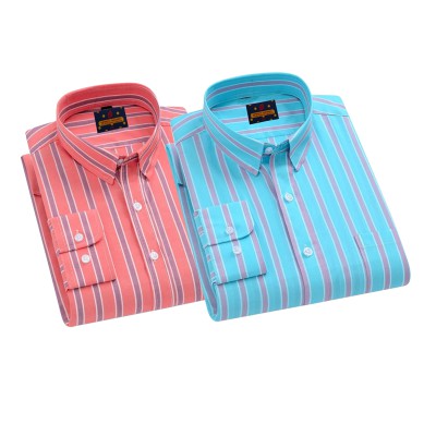 Men's Stripe Full Sleeve Shirt (combo-pack)