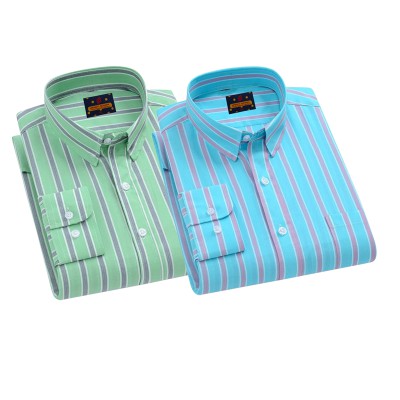 Men's Stripe Full Sleeve Shirt (combo-pack)