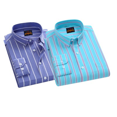 Men's Stripe Full Sleeve Shirt (combo-pack)
